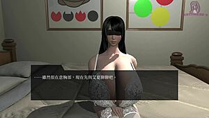 Overwhelmed by desire, the curvy doll performs titjob on huge cock