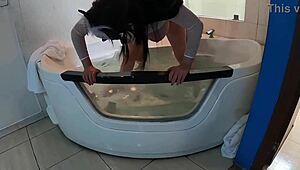 First time at a motel with my fave chubby Latina! 😜