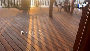 transei com drii cordeiro na praia