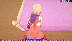 Honami ichinose gets wild in this hentai sex fantasy! Step into the action now!