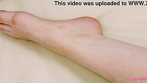 Stunning Brunette Reveals Flawless Body in a Bold Sofa Display