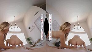 first massage with hot blondes