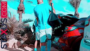 staxus my colleague cant resist the exhilaration after training