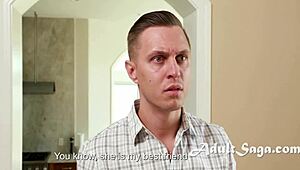 Wife's friend bunny madison opens a BACKDOOR to pure bliss.