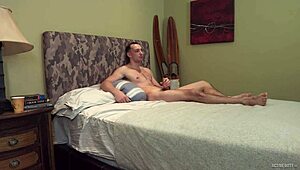 Activeduty features Johnny B guiding an amateur through raw gay banging