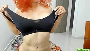 German Redhead Babe Gets Asshole Licked