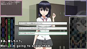 Hračka holka se rozdivočí v strojově přeložené anime hře.