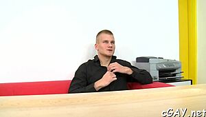 Hot Gay Males Engage In Passionate Oral And Anal Sex