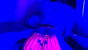 Happy halloween with anime couple in homemade costume