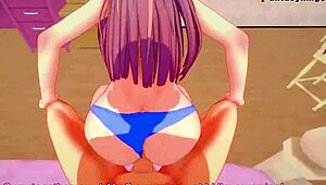 Honami ichinose gets wild in this hentai sex fantasy! Step into the action now!