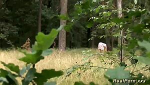 german milf explores interracial fun outdoors