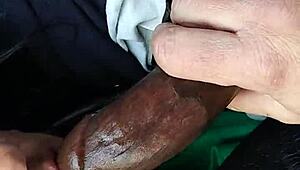 Lisa Gus sucks black cock in interracial blowjob