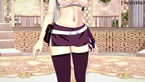 Lucy heartfilia deepthroats in fairy tail fantasy