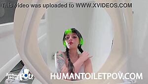 Hej, jsi připravený být teď mojí lidskou toaletou?