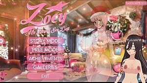 Zoey, my hentai sex doll, gets fucked in 3d cartoon with errors