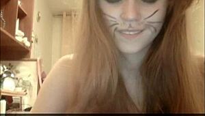 Teen couple having webcam blowjob and sex 😍