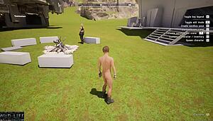 Max and Rese in a hardcore cartoon game with wild sex scenes