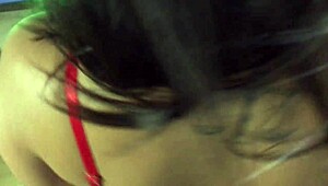 This Brazilian bandit loves fucking to trap music!