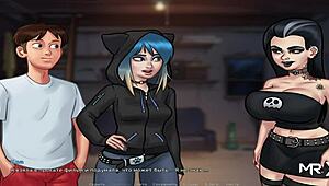 summertimesaga - peeping naked people through binoculars e1 78