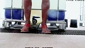 Staci in pink panties