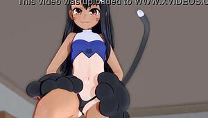 nekotoros plaything mantis-x animation wip explores anime cartoon femdom themes