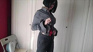 Lavinia is beautiful no matter whether she is dressed as a man or not