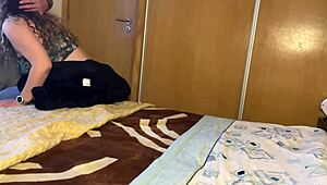 The cuckold came in when we were fucking in threesome