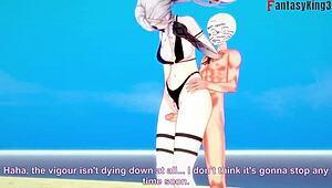 Arlecchino Fucking Bikini Sex on Beach