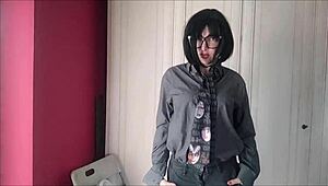 Lavinia is beautiful no matter whether she is dressed as a man or not