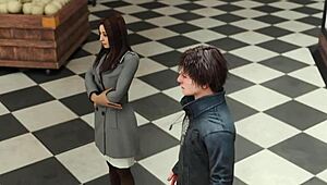 koharu stops time for hentai fun with cum