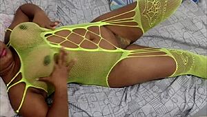 Latina Mature Amateur Swallows After Intense Hairy Massage