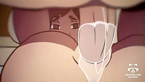 Anime compilation contrasts blowjobs with intense creampies
