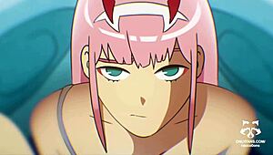 Anime compilation contrasts blowjobs with intense creampies