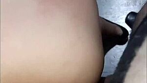 Is the maid getting bent over for doggy sex?