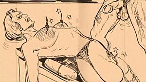 Vintage erotic drawings bring raw sensual vibes to life!