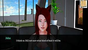 In MY NEW FAMILY 195, the teen redhead gets her BIG ASS fucked in the game room