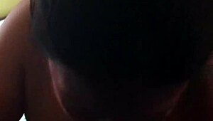 bold latina blowjob in hotel room