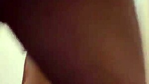 bbw takes on big black cock action