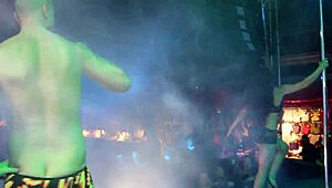 Military guys fuck hard on stage in Alicante!