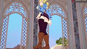 Lucy heartfilia deepthroats in fairy tail fantasy