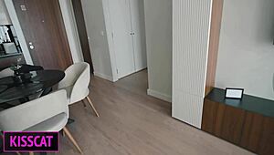 a sneaky midnight fuck with stepmom in shared bed