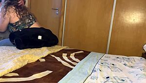 The cuckold came in when we were fucking in threesome