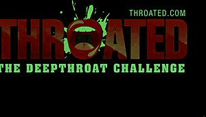 Beauties sucking hard for a messy cumshot in wild teen action