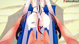 Arlecchino Fucking Bikini Sex on Beach