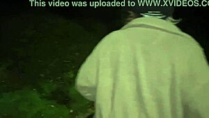 British Cracky Gets Offered Cigarette For Outdoor Ass Fingering