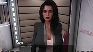 Stranded in Space: Heated Debates with Ebony Woman