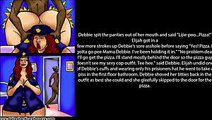 Eighteen year old with step mom and big booty friends in comic