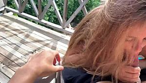 I’m banging my sister-in-law on balcony while wife tans