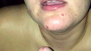 Submissive Young Whore Slowly Swallows Cock in BDSM Reality. She takes it deep for her master.