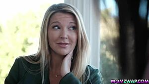 stepmoms laura bentley and shay sights lick stepsons max fills and apollo banks in bedroom